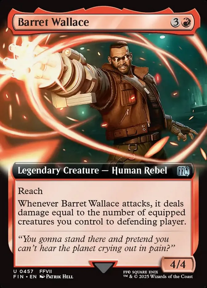 2025 Final Fantasy Barret Wallace uncommon #457 uncommon card image