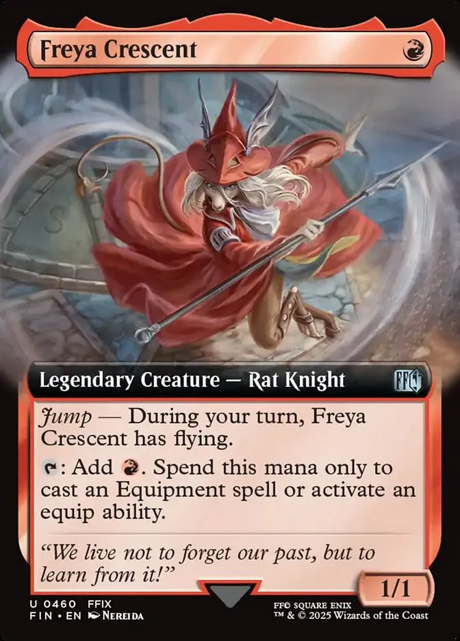 2025 Final Fantasy Freya Crescent [Extended Art Foil] uncommon #460 uncommon card image
