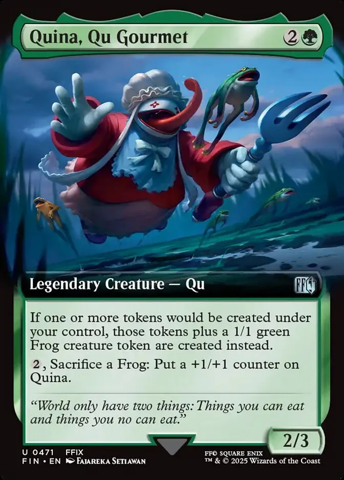2025 Final Fantasy Quina, Qu Gourmet [Extended Art Foil] uncommon #471 uncommon card image