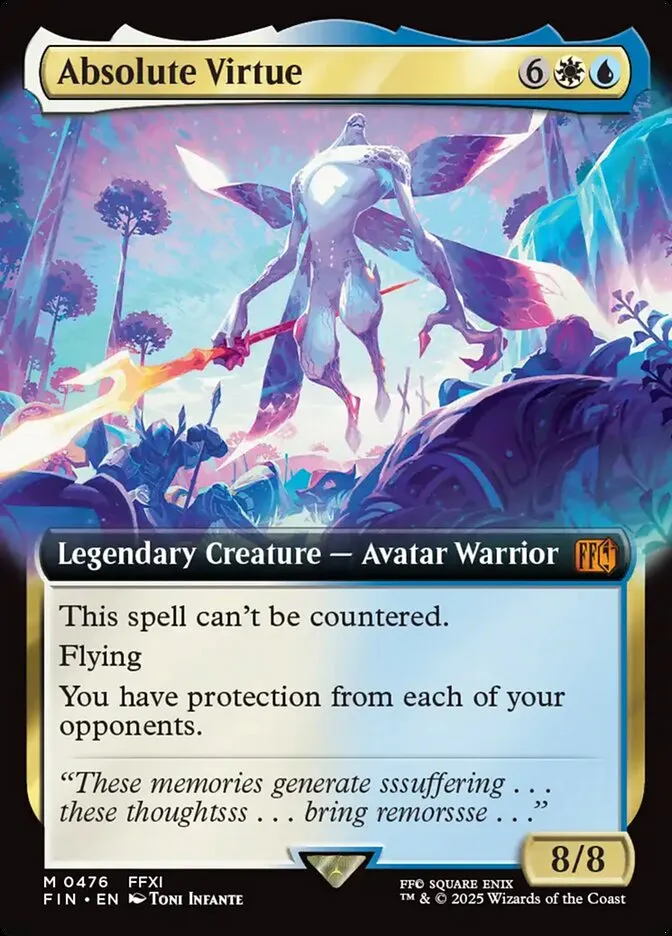 2025 Final Fantasy Absolute Virtue mythic #476 mythic card image
