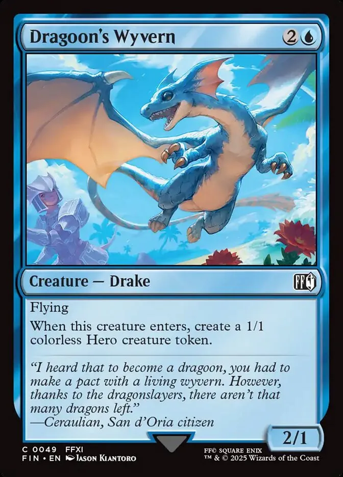 2025 Final Fantasy Dragoon's Wyvern [Foil] common #49 common card image