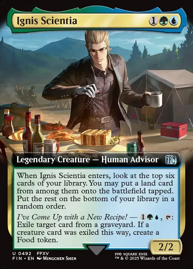 2025 Final Fantasy Ignis Scientia uncommon #492 uncommon card image