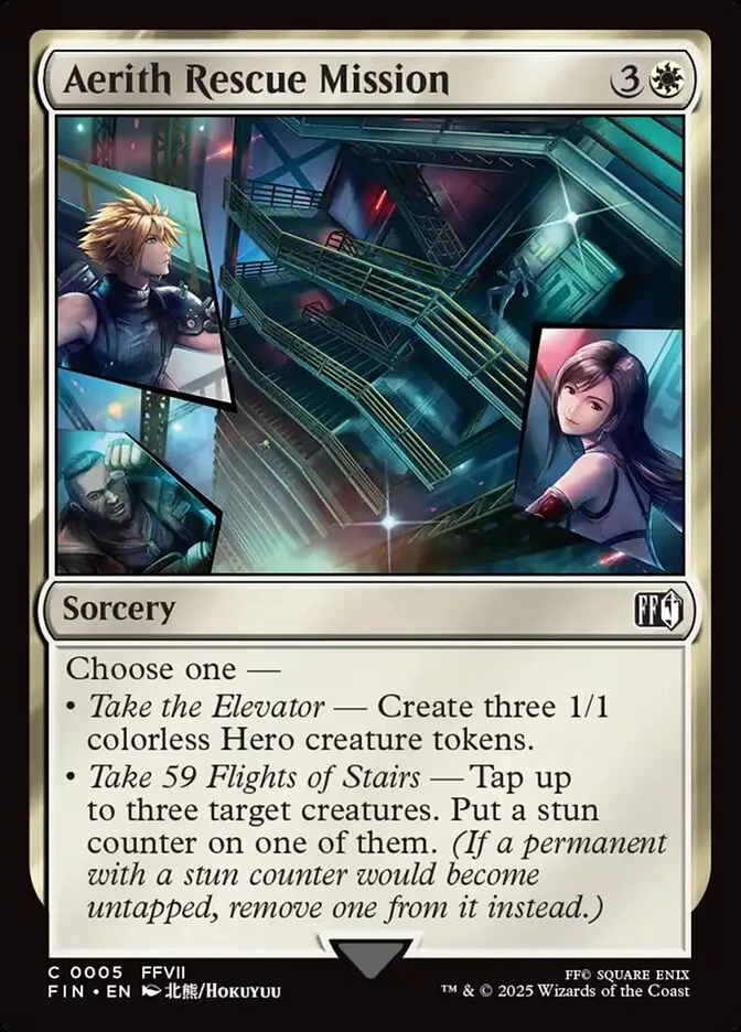 2025 Final Fantasy Aerith Rescue Mission [Foil] common #5 common card image