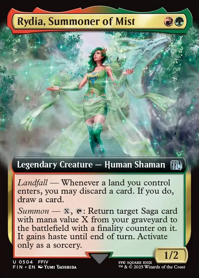 2025 Final Fantasy Rydia, Summoner of Mist #504 uncommon card image