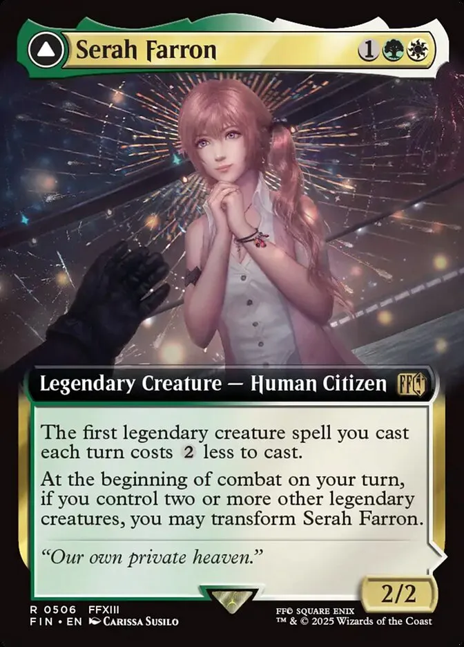 2025 Final Fantasy Serah Farron // Crystallized Serah #506 rare card image