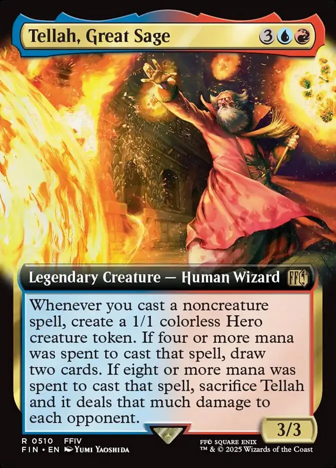 2025 Final Fantasy Tellah, Great Sage #510 rare card image