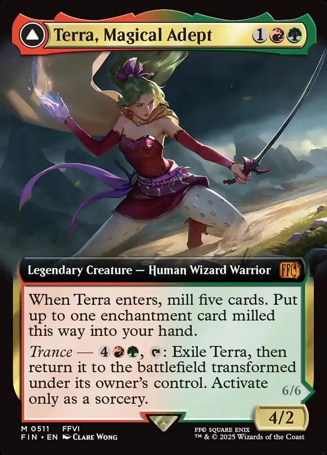 2025 Final Fantasy Terra, Magical Adept // Esper Terra #511 mythic card image