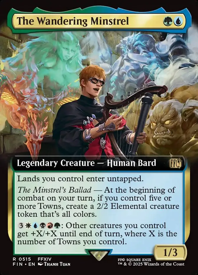 2025 Final Fantasy The Wandering Minstrel #515 rare card image