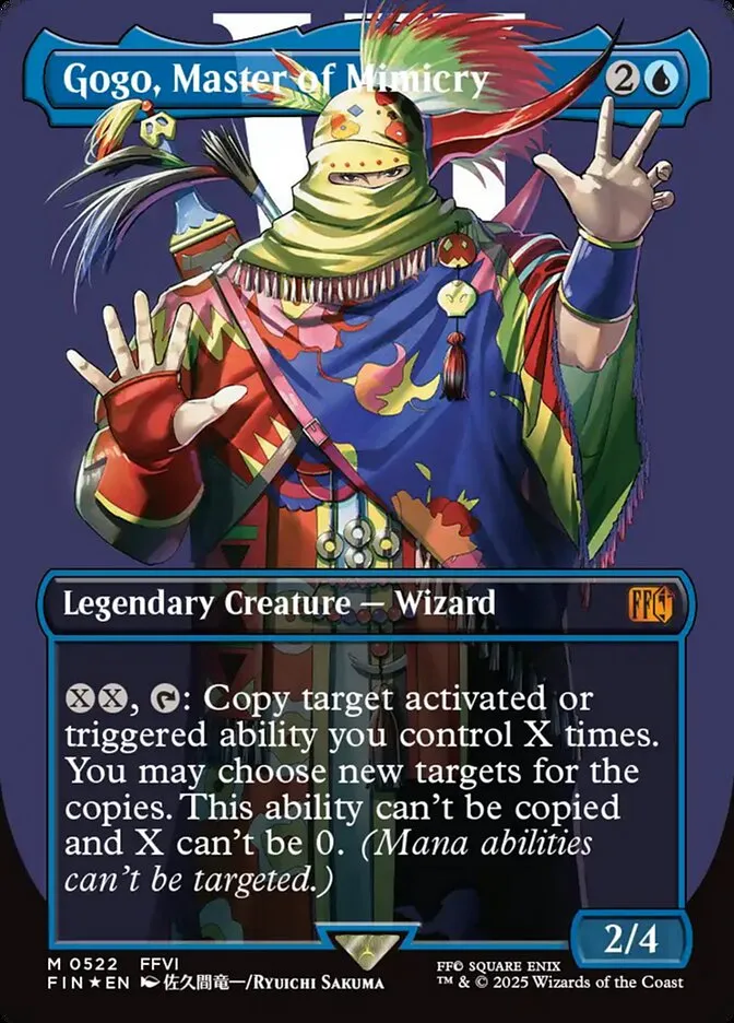 2025 Final Fantasy Gogo, Master of Mimicry mythic #522 mythic card image