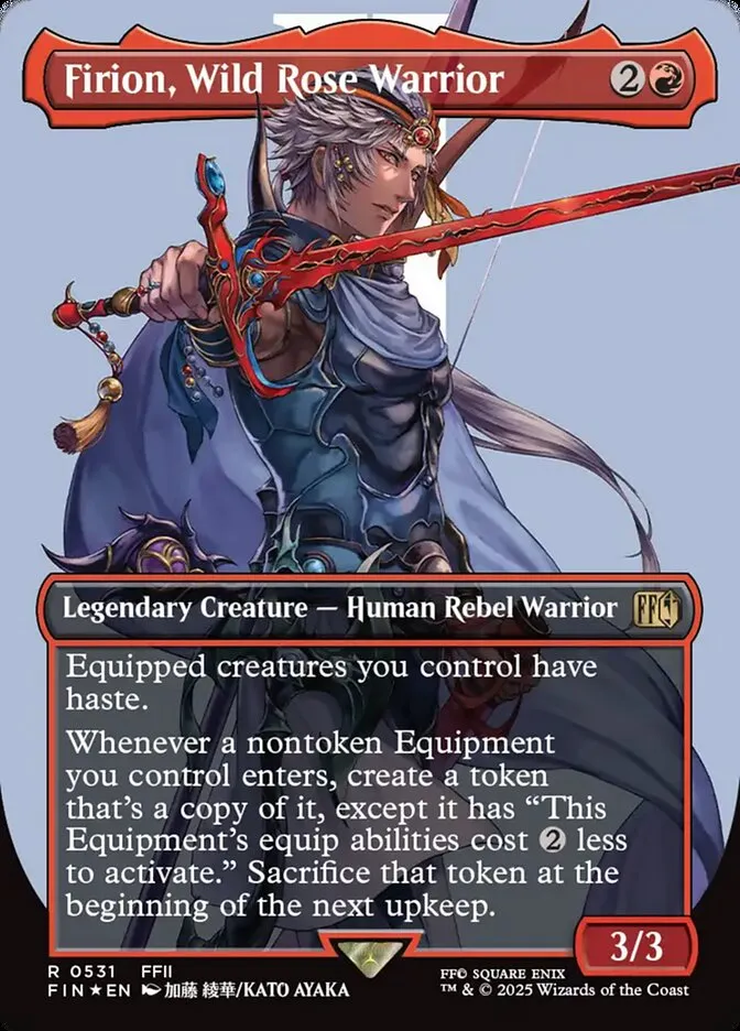 2025 Final Fantasy Firion, Wild Rose Warrior rare #531 rare card image