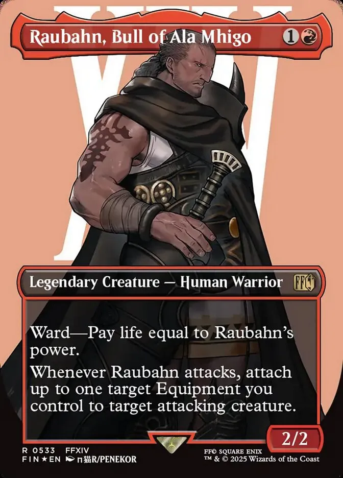 2025 Final Fantasy Raubahn, Bull of Ala Mhigo rare #533 rare card image