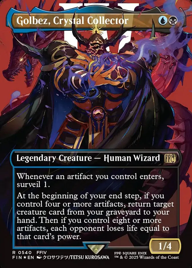 2025 Final Fantasy Golbez, Crystal Collector rare #540 rare card image