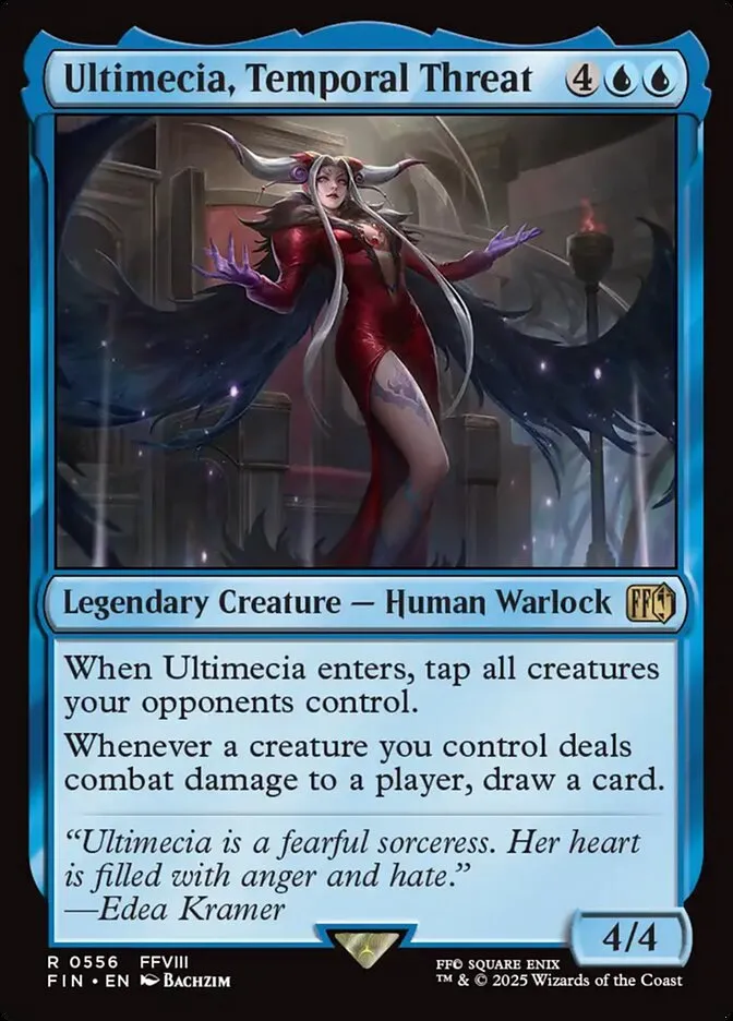 2025 Final Fantasy Ultimecia, Temporal Threat #556 rare card image