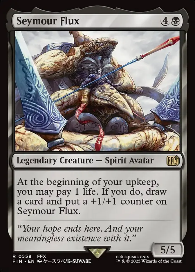 2025 Final Fantasy Seymour Flux #558 rare card image