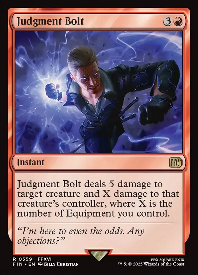 2025 Final Fantasy Judgment Bolt rare #559 rare card image
