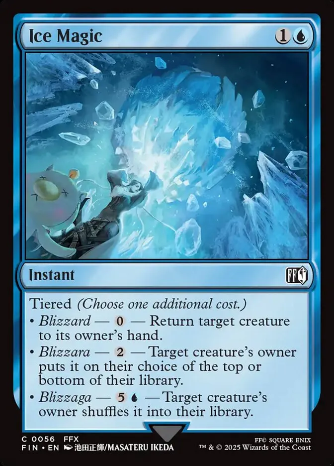 2025 Final Fantasy Ice Magic common #56 common card image