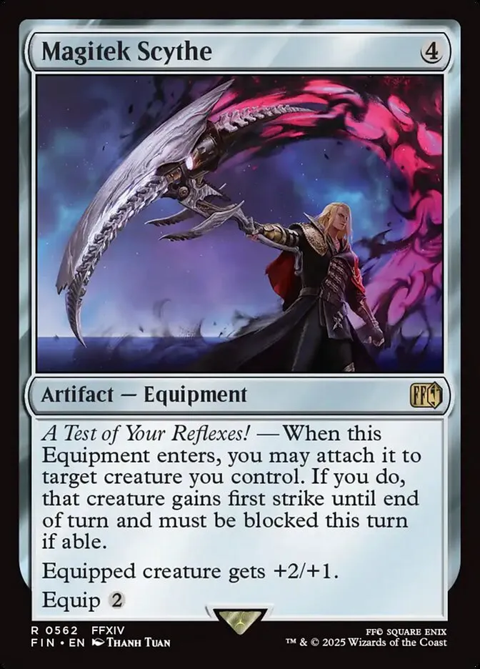 2025 Final Fantasy Magitek Scythe #562 rare card image