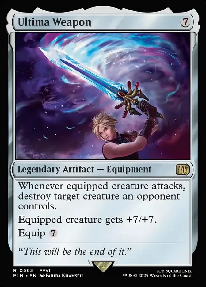 2025 Final Fantasy Ultima Weapon #563 rare card image
