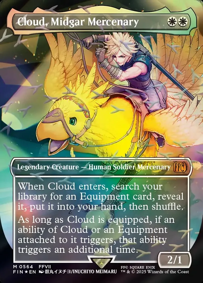 2025 Final Fantasy Cloud, Midgar Mercenary mythic #564 mythic card image