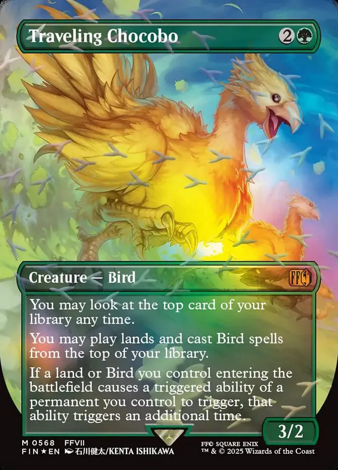 2025 Final Fantasy Traveling Chocobo #568 mythic card image
