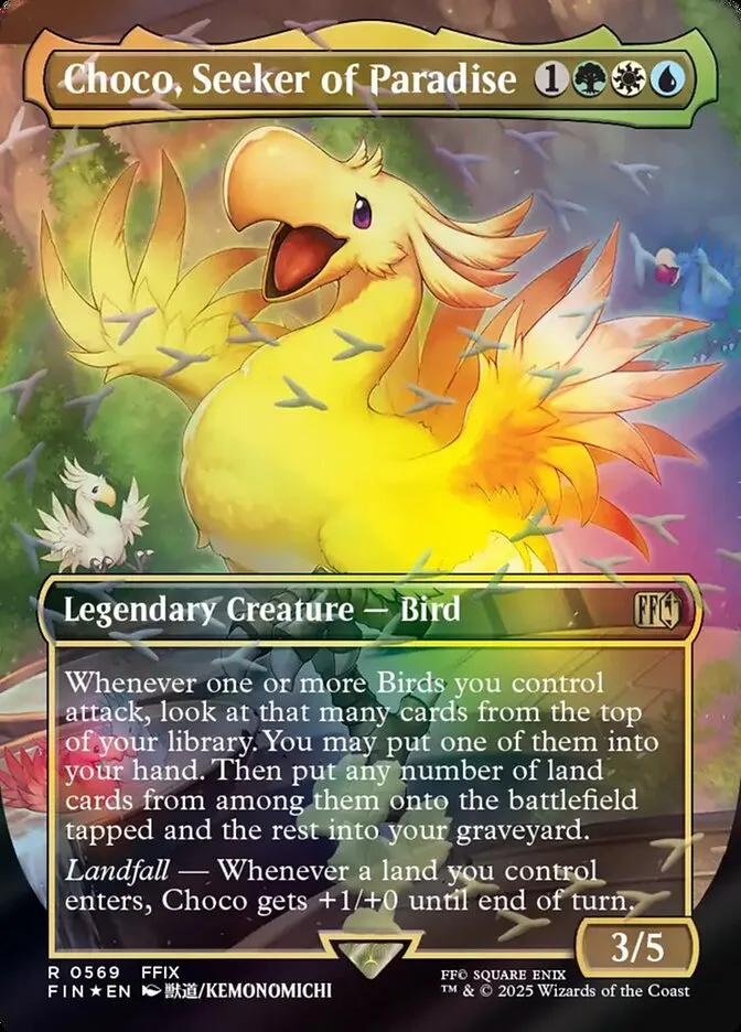 2025 Final Fantasy Choco, Seeker of Paradise #569 rare card image