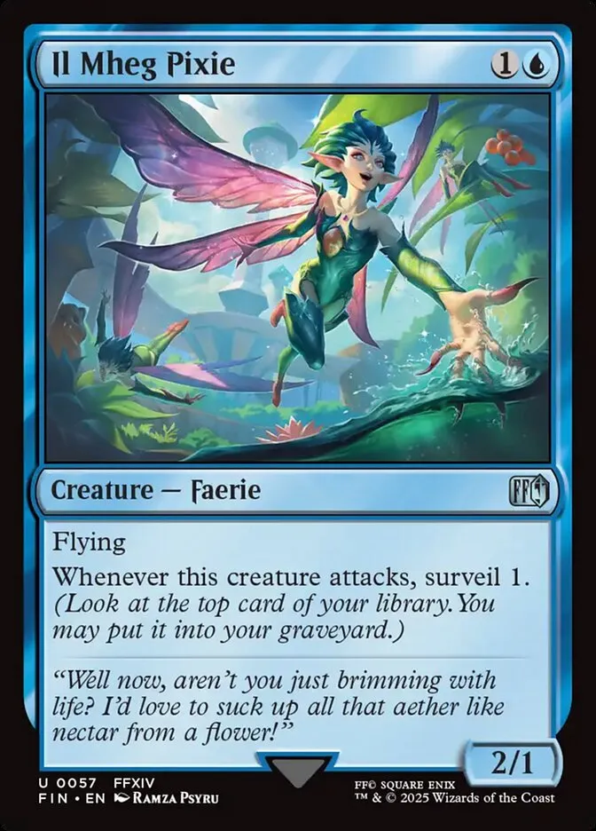 2025 Final Fantasy Il Mheg Pixie uncommon #57 uncommon card image