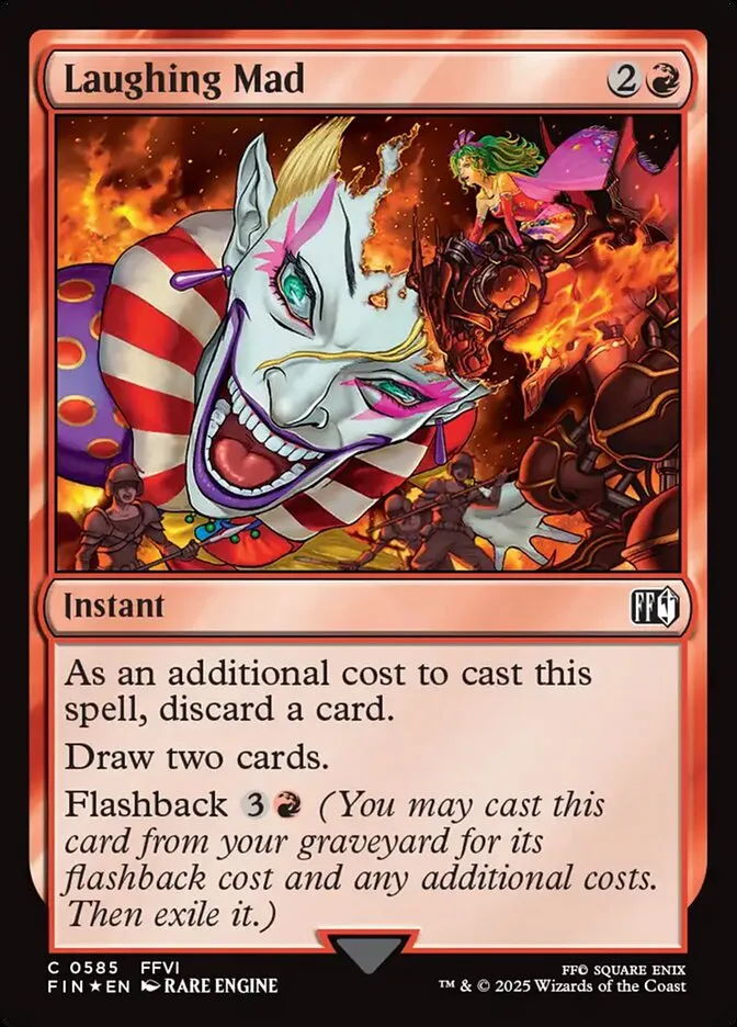 2025 Final Fantasy Laughing Mad common #585 common card image
