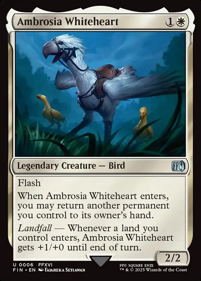 2025 Final Fantasy Ambrosia Whiteheart [Foil] uncommon #6 uncommon card image