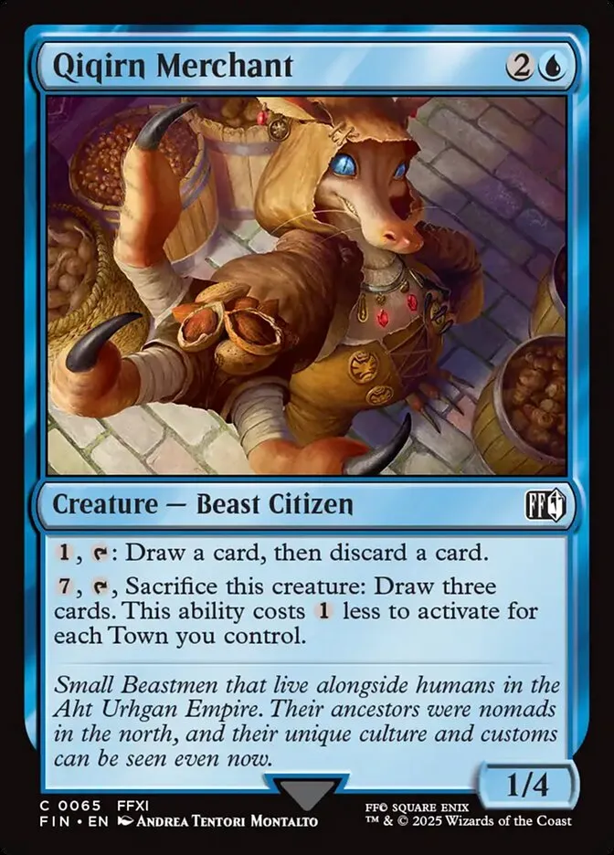 2025 Final Fantasy Qiqirn Merchant [Foil] common #65 common card image