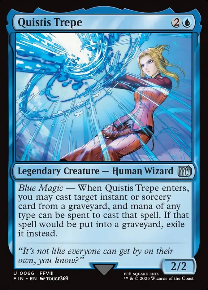 2025 Final Fantasy Quistis Trepe [Foil] uncommon #66 uncommon card image