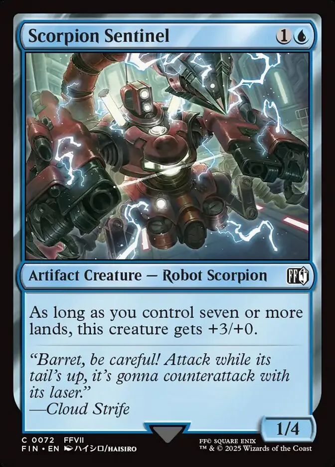 2025 Final Fantasy Scorpion Sentinel common #72 common card image