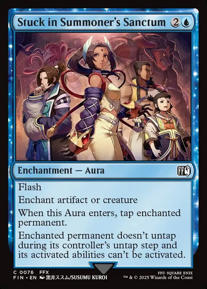 2025 Final Fantasy Stuck in Summoner's Sanctum [Foil] common #76 common card image