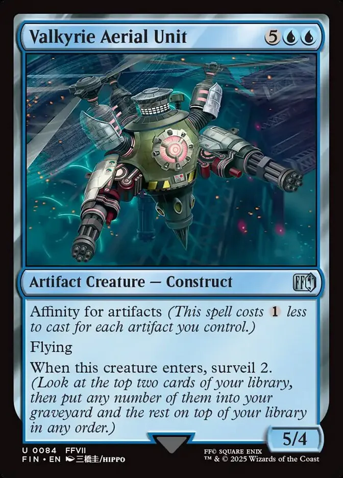 2025 Final Fantasy Valkyrie Aerial Unit #84 uncommon card image