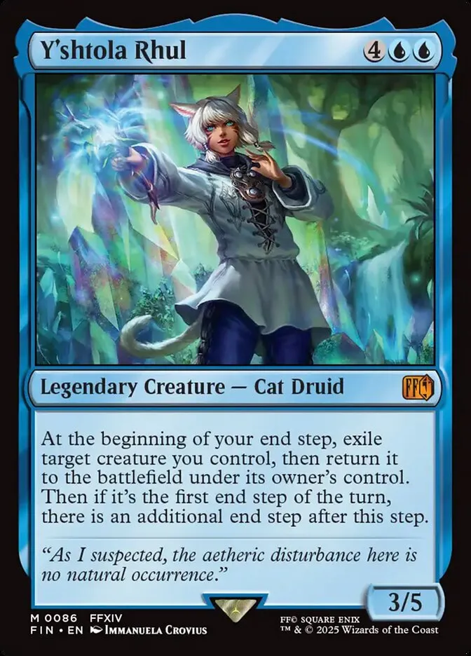 2025 Final Fantasy Y'shtola Rhul #86 mythic card image
