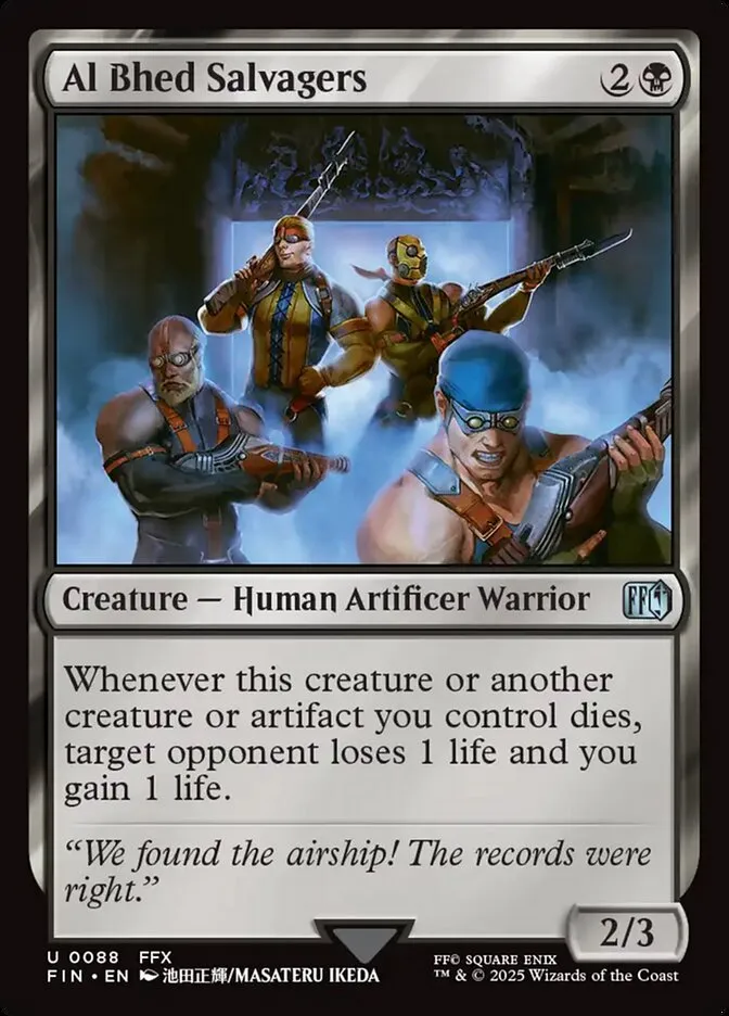 2025 Final Fantasy Al Bhed Salvagers #88 uncommon card image