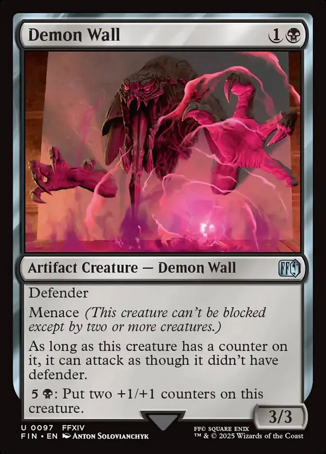 2025 Final Fantasy Demon Wall uncommon #97 uncommon card image