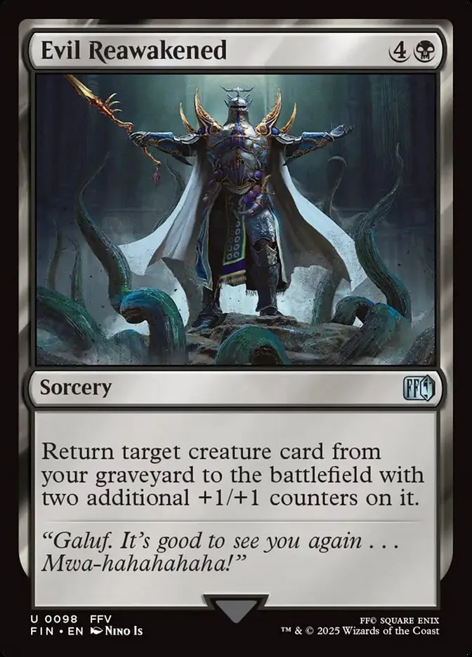 2025 Final Fantasy Evil Reawakened uncommon #98 uncommon card image