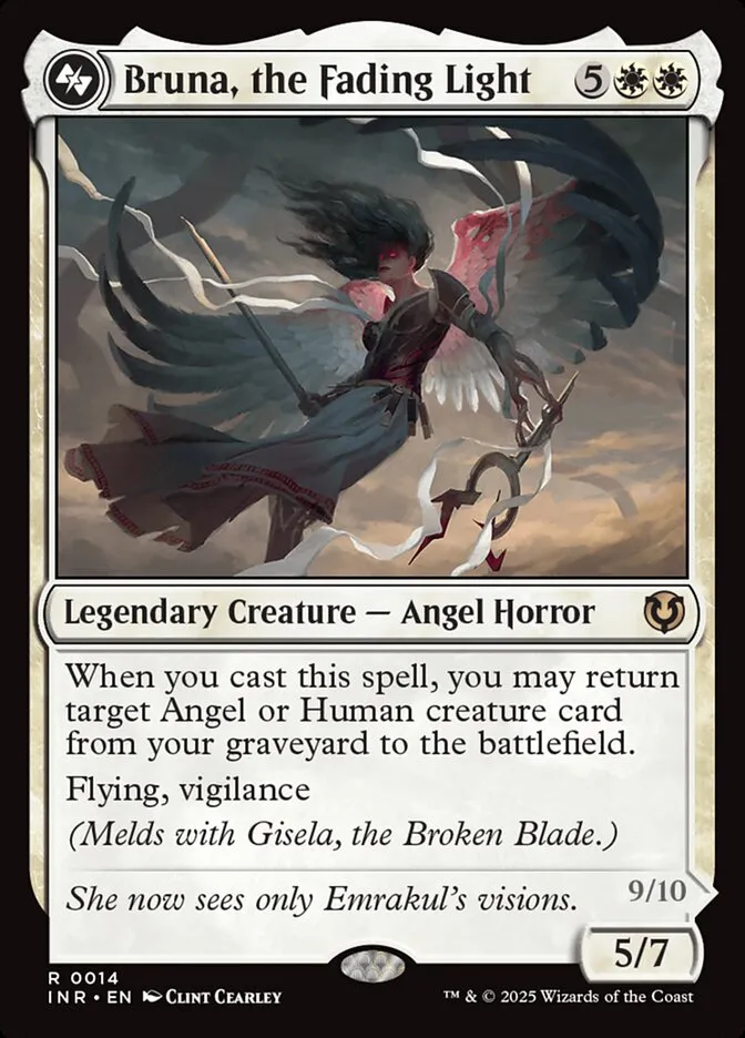 2025 Innistrad Remastered Bruna, the Fading Light #14 rare card image