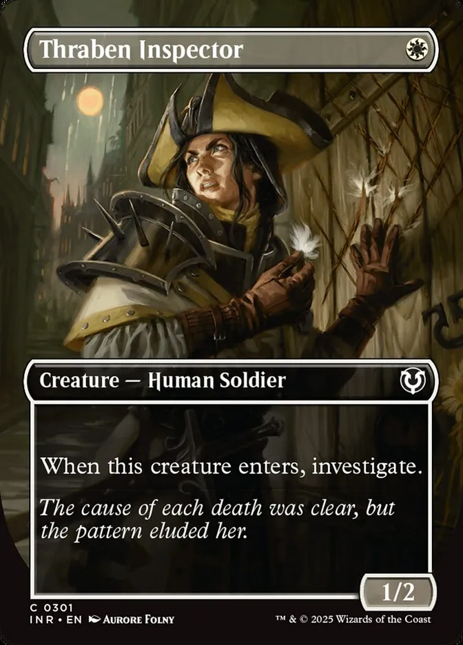 2025 Innistrad Remastered Thraben Inspector [Borderless] common #301 common card image