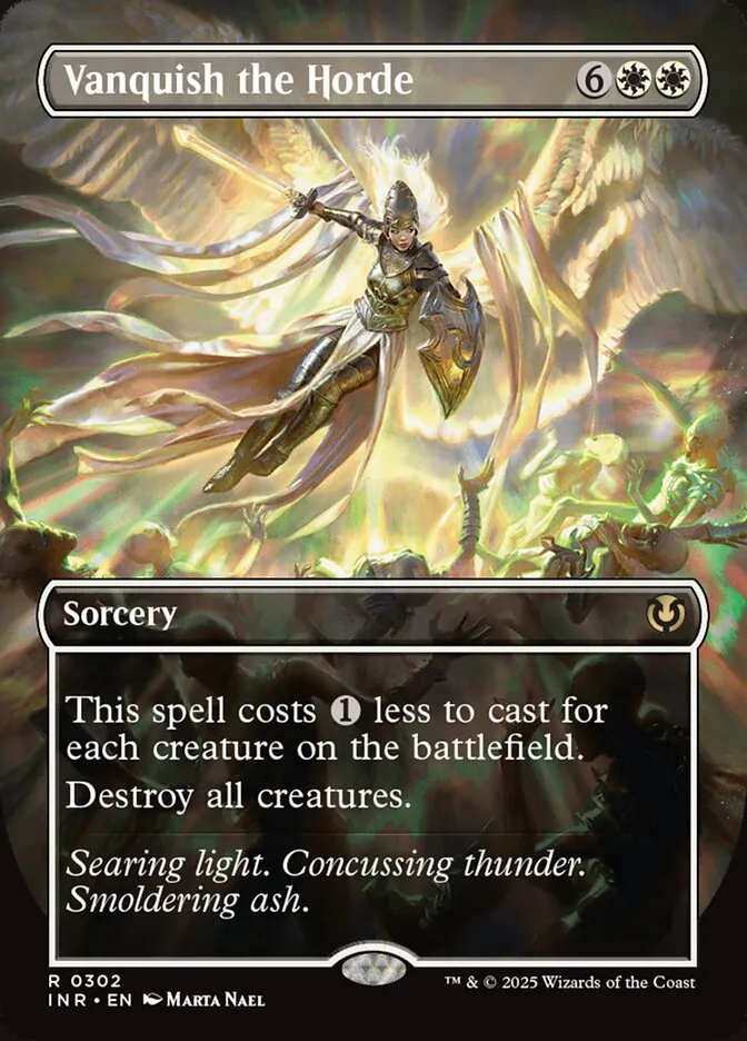 2025 Innistrad Remastered Vanquish the Horde [Borderless] rare #302 rare card image