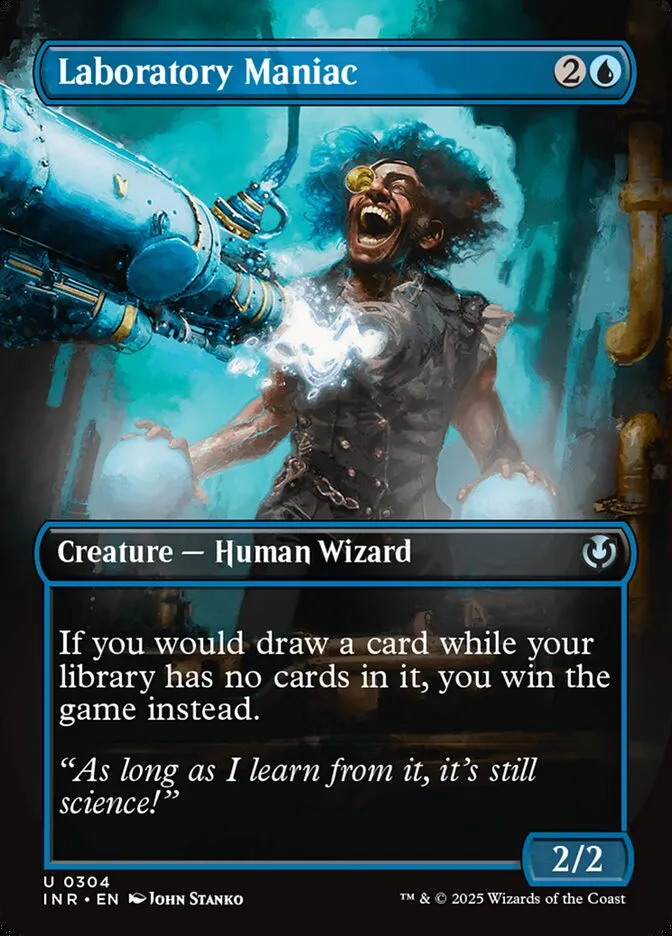 2025 Innistrad Remastered Laboratory Maniac [Borderless] uncommon #304 uncommon card image
