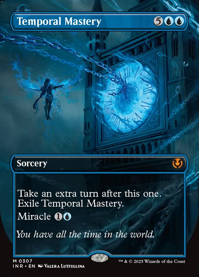 2025 Innistrad Remastered Temporal Mastery [Borderless] mythic #307 mythic card image