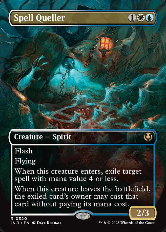 2025 Innistrad Remastered Spell Queller [Borderless] rare #320 rare card image