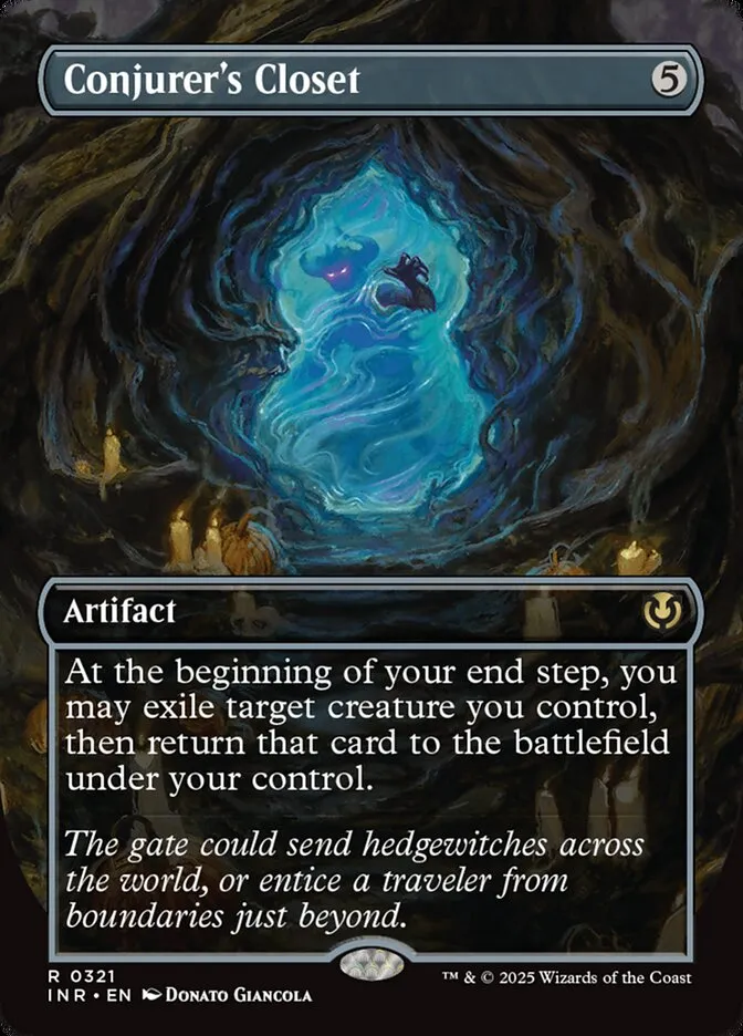 2025 Innistrad Remastered Conjurer's Closet [Borderless] rare #321 rare card image