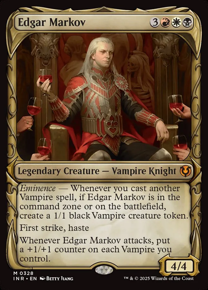 2025 Innistrad Remastered Edgar Markov #328 mythic card image