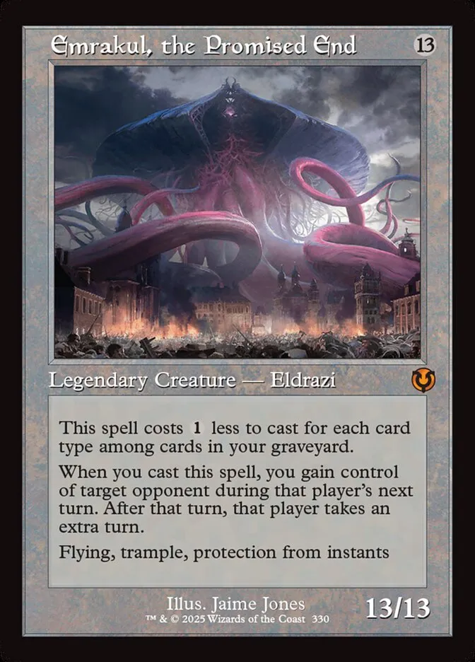 2025 Innistrad Remastered Emrakul, the Promised End #330 mythic card image