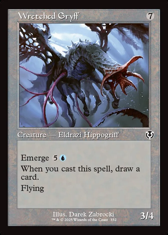 2025 Innistrad Remastered Wretched Gryff #332 common card image