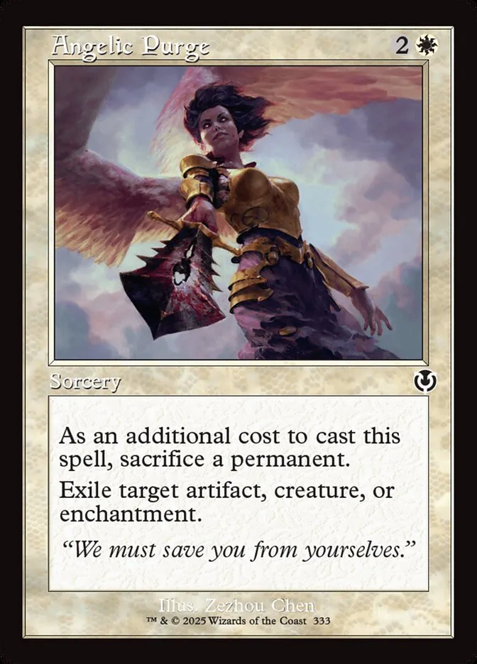 2025 Innistrad Remastered Angelic Purge #333 common card image