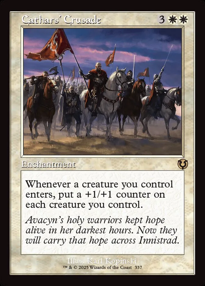 2025 Innistrad Remastered Cathars' Crusade #337 rare card image