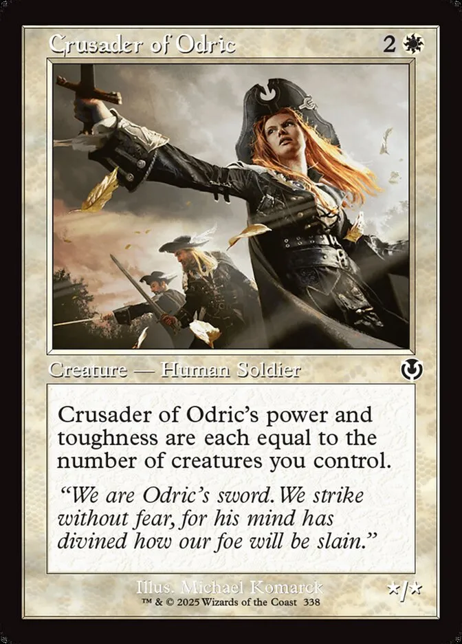 2025 Innistrad Remastered Crusader of Odric #338 common card image